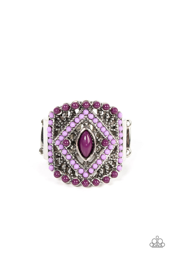 Amplified Aztec Purple ✧ Ring