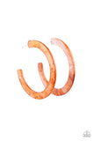 HAUTE Tamale Copper ✧ Acrylic Hoop Earrings Hoop Earrings