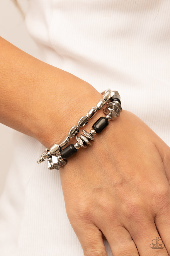 Canyon Cavern Black ✧ Stretch Bracelet