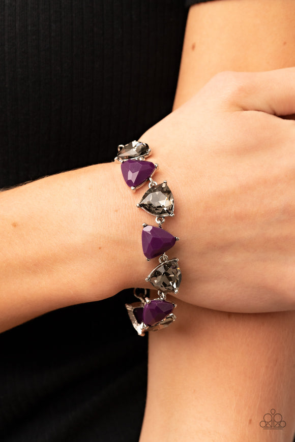 Pumped up Prisms Purple ✧ Bracelet