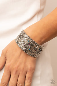 Blue,Bracelet Cuff,Multi-Colored,Pink,Purple,Silver,Billowy Beam Multi ✧ Cuff Bracelet