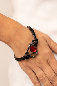 Black,Bracelet Magnetic,Favorite,Red,Keep Your Distance Red ✧ Magnetic Bracelet