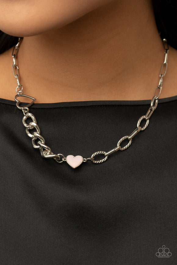 Little Charmer Pink ✧ Heart Necklace