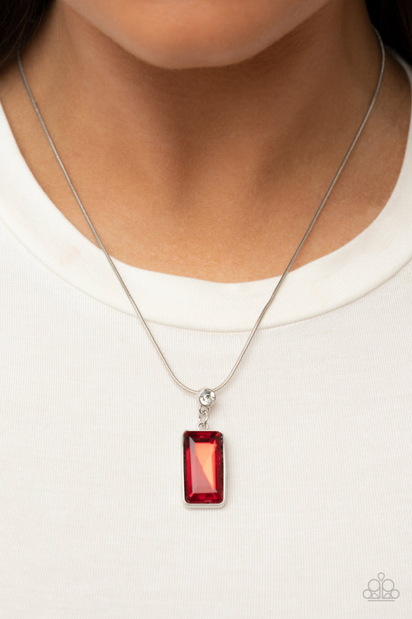 Cosmic Curator Red ✧ Necklace Short