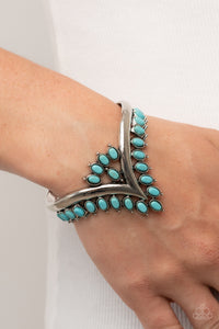 Blue,Bracelet Cuff,Turquoise,Teton Tiara Blue ✧ Cuff Bracelet