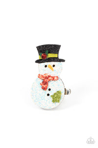 Favorite,Hair Clip,Holiday,Multi-Colored,Let it Snow Multi ✧ Snowman Hair Clip