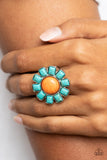 Mojave Marigold Orange ✧ Ring Wide Back Ring