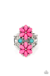 Multi-Colored,Pink,Ring Wide Back,Turquoise,Fredonia Florist Pink ✧ Ring