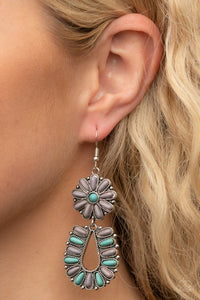 Earrings Fish Hook,Gray,Silver,Turquoise,Badlands Eden Silver ✧ Earrings