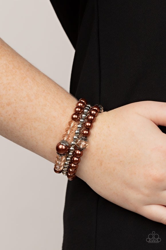 Positively Polished Brown ✧ Stretch Bracelet