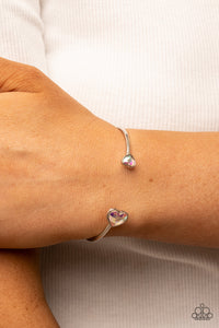 Bracelet Cuff,Favorite,Hearts,Iridescent,Multi-Colored,Valentine's Day,Unrequited Love Multi ✧ Bracelet