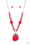 Southwest Paradise Red ✧ Necklace Long