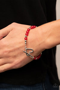 Bracelet Toggle,Hearts,Red,Valentine's Day,Following My Heart Red  ✧ Bracelet