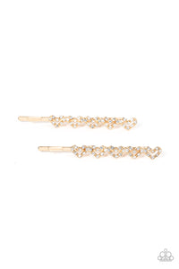 Bobby Pin,Gold,Hearts,Valentine's Day,Thinking of You Gold ✧ Bobby Pin