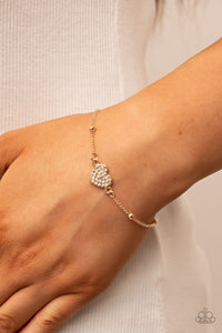 Bracelet Clasp,Gold,Hearts,Valentine's Day,Heartachingly Adorable Gold  ✧ Bracelet