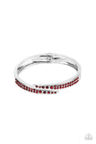 Sideswiping Shimmer Red ✧ Hinged Bracelet Hinged Bracelet