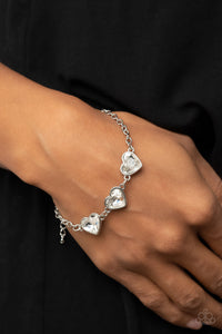 Bracelet Clasp,Hearts,Valentine's Day,White,Little Heartbreaker White ✧ Bracelet