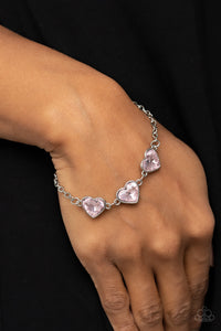 Bracelet Clasp,Hearts,Light Pink,Pink,Valentine's Day,Little Heartbreaker Pink ✧ Bracelet