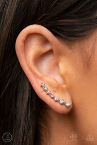 Earrings Ear Crawler,Fan Favorite,Iridescent,Multi-Colored,New Age Nebula Multi ✧ Iridescent Ear Crawler Post Earrings