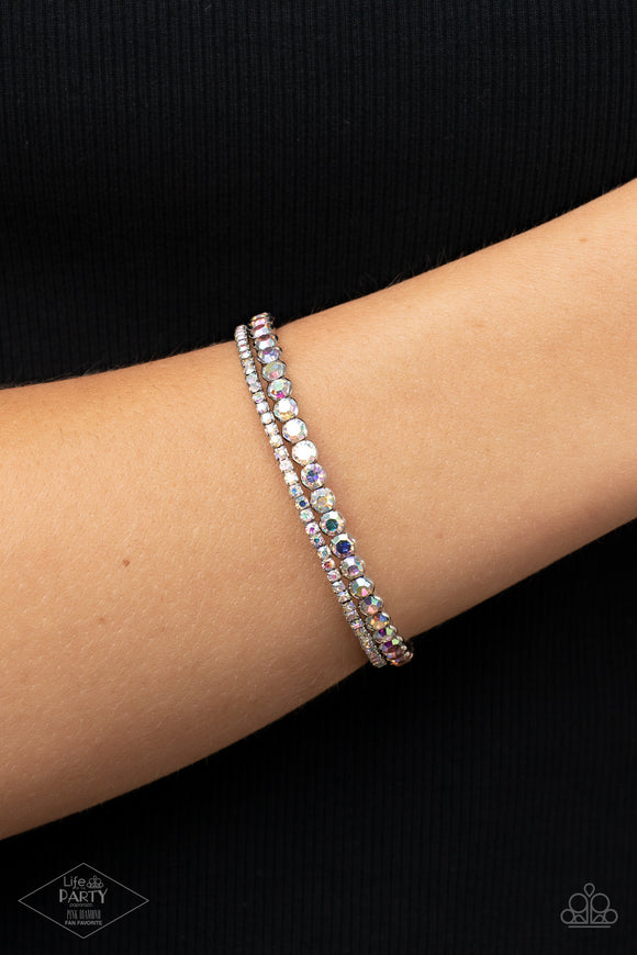 Fairytale Sparkle Multi ✧ Iridescent Cuff Bracelet