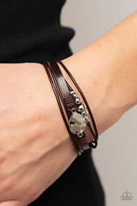 Bracelet Magnetic,Brown,Urban Bracelet,Tahoe Tourist Brown ✧ Magnetic Bracelet