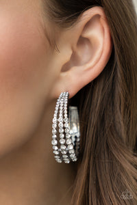 Earrings Hoop,Empower Me Pink,Exclusive,White,Cosmopolitan Cool White ✧Hoop Earrings