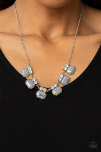 Iridescent,Necklace Short,Silver,Interstellar Inspiration Silver ✧Iridescent Necklace