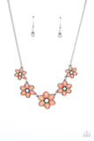 Prairie Party Orange ✧ Necklace Short