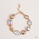Jewelry Box Bauble Gold ✧ Iridescent Bracelet