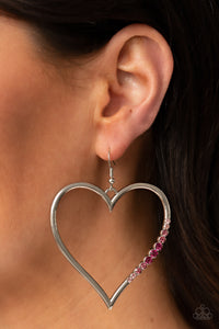 Earrings Fish Hook,Hearts,Light Pink,Multi-Colored,Pink,Valentine's Day,Bewitched Kiss Multi ✧ Earrings