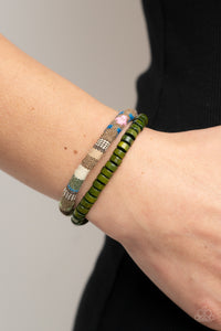 Bracelet Knot,Green,Multi-Colored,Urban Bracelet,Pack your Poncho Green ✧ Urban Bracelet