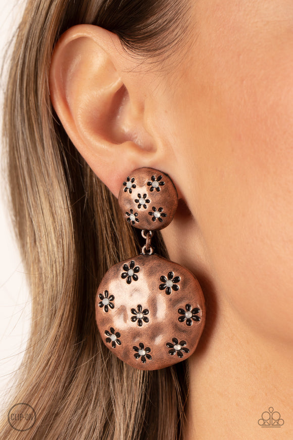 Industrial Fairytale Copper ✧ Clip-On Earrings Clip-On Earrings