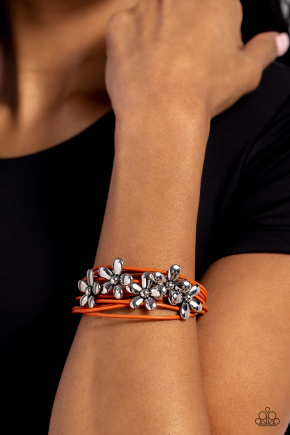 Here Comes the BLOOM Orange ✧ Magnetic Bracelet