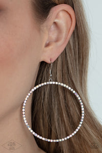 Earrings Fish Hook,Fan Favorite,Iridescent,Multi-Colored,Wide Curves Ahead Multi ✧ Iridescent Earrings