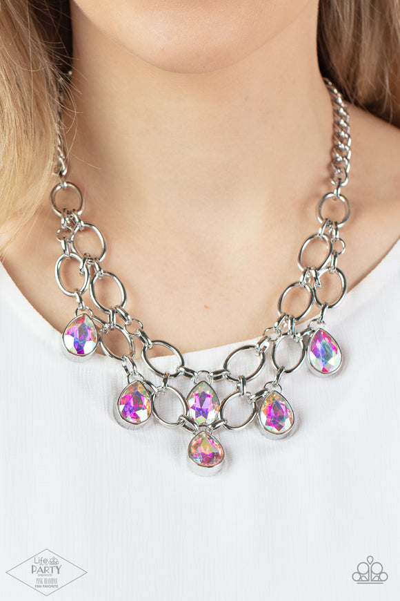 Show-Stopping Shimmer Multi ✧ Iridescent Necklace