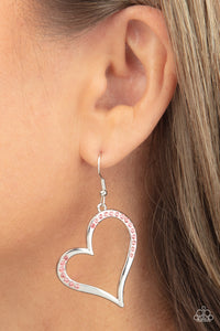 Earrings Fish Hook,Hearts,Light Pink,Pink,Valentine's Day,Tenderhearted Twinkle Pink ✧ Earrings