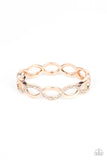 Tailored Twinkle Rose Gold ✧ Hinged Bracelet