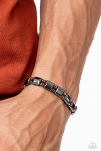 Bracelet Stretchy,Fall2022,Gunmetal,Men's Bracelet,Multi-Colored,Oil Spill,Cosmic Chrome Multi ✧ Oil Spill Stretch Bracelet
