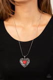 Wholeheartedly Whimsical Red ✧ Heart Necklace