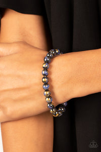 Blue,Bracelet Stretchy,Gold,Gunmetal,Astro Artistry Blue ✧ Stretch Bracelet