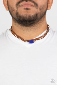 Blue,Brown,Urban Necklace,Elemental Elevation Blue ✧ Necklace