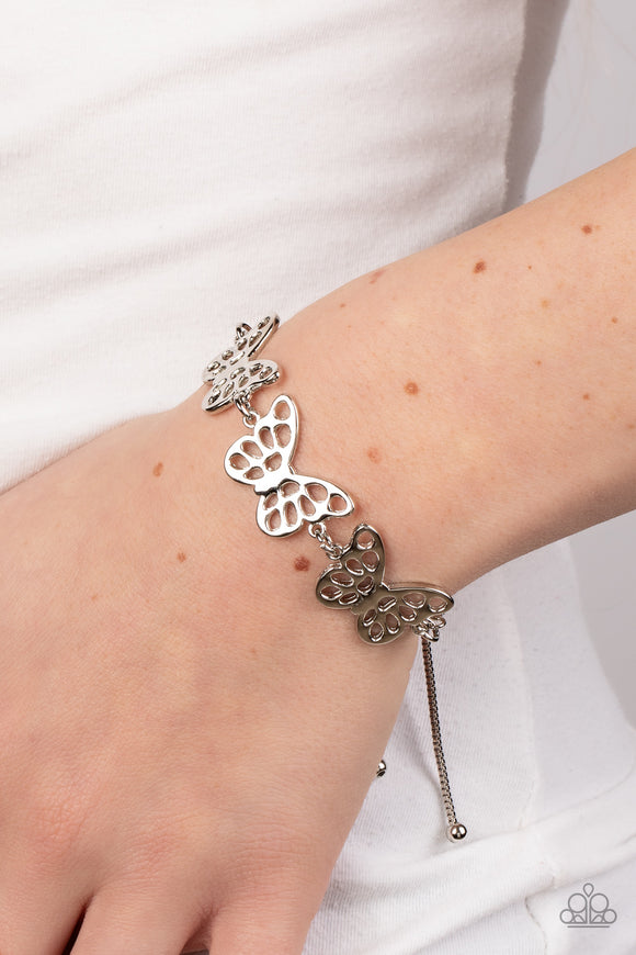 Put a WING on It Silver ✧ Butterfly Bracelet