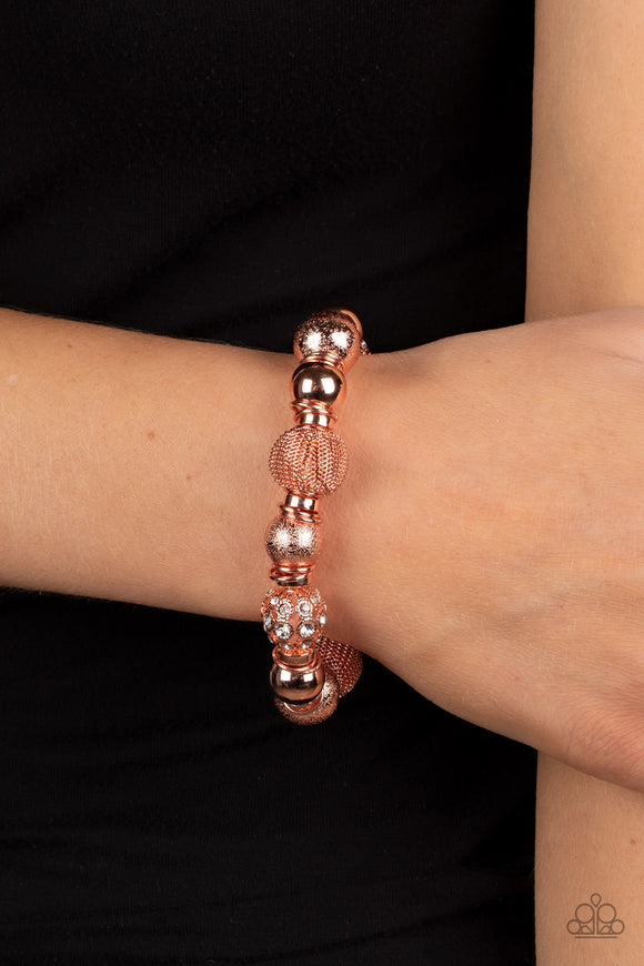 We Totally Mesh Copper ✧ Stretch Bracelet