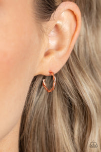 Copper,Earrings Hoop,Irresistibly Intertwined Copper ✧ Hoop Earrings
