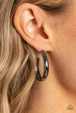 Champion Curves Black ✧ Hoop Earrings