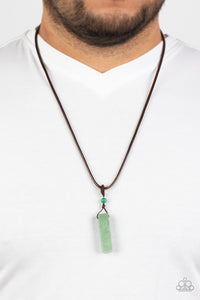 Green,Jade,Urban Necklace,Comes Back ZEN-fold Green ✧ Necklace