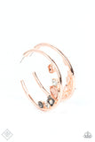 Attractive Allure Rose Gold ✧ Peach Hoop Earrings Fashion Fix Hoop Earrings