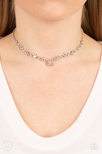 Iridescent,Multi-Colored,Necklace Choker,Necklace Short,White,Regal Rebel Multi ✧ Iridescent Choker Necklace