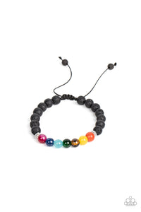 Bracelet Knot,Lava Stone,Multi-Colored,Canyon Kaleidoscope Multi ✧ Lava Rock Bracelet