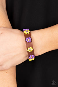 Bracelet Knot,Brown,Purple,Urban Bracelet,Yellow,Flowery Frontier Purple ✧ Urban Bracelet